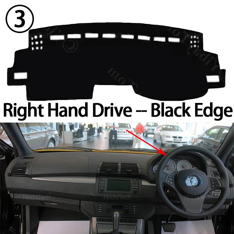 Для BMW X5 E53 1999 2000-2006 Накладка на панель приборов автомобиля Предотвращающая блики Коврик от солнца Противо-УФ Ковры Нескользящий Чехол Маты 2001 2002 2003