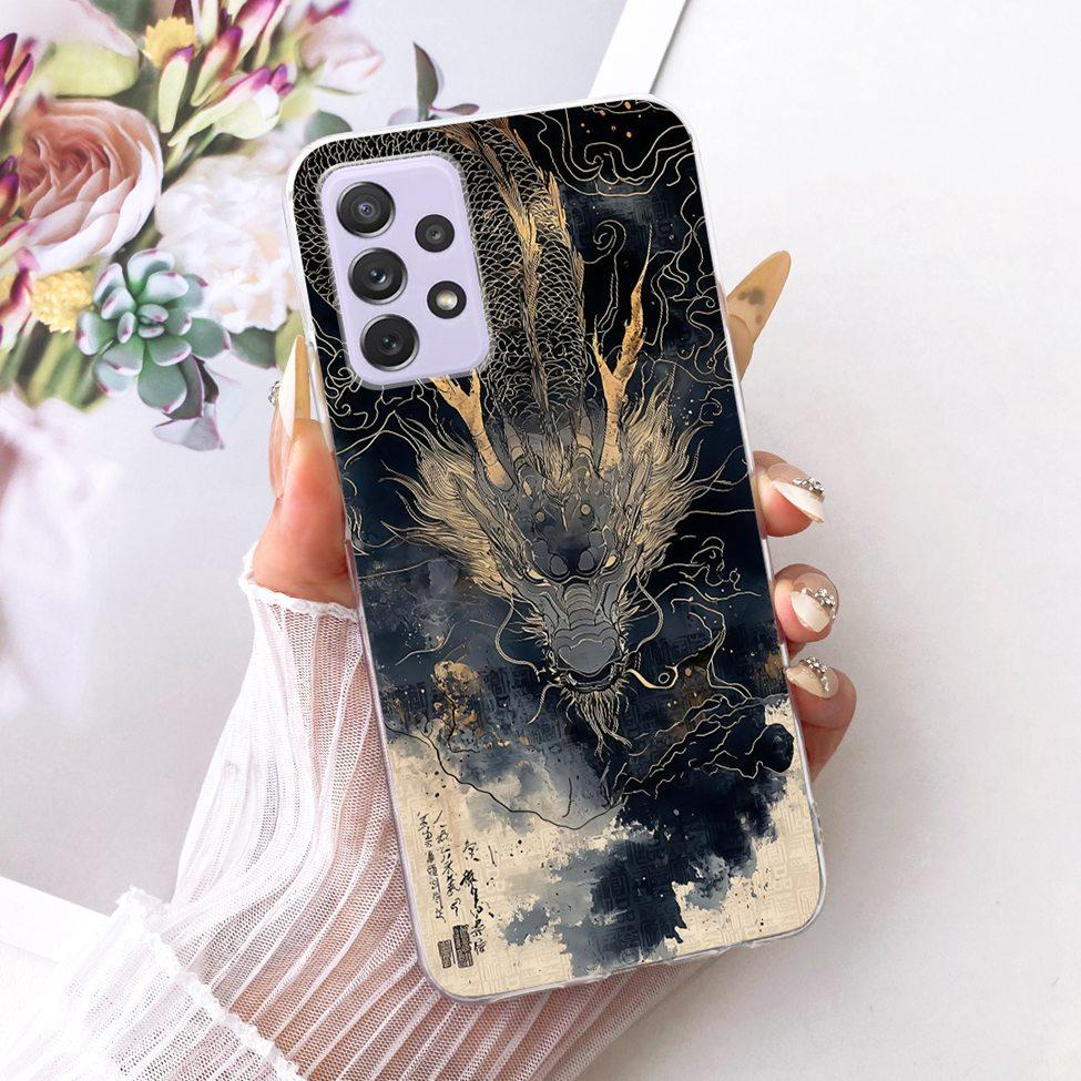 Прозрачный чехол для Samsung Galaxy A72 4G Милые модные цветы Забавный расписной корпус для Samsung A72 4G SM-A725M SM-A725F Чехол