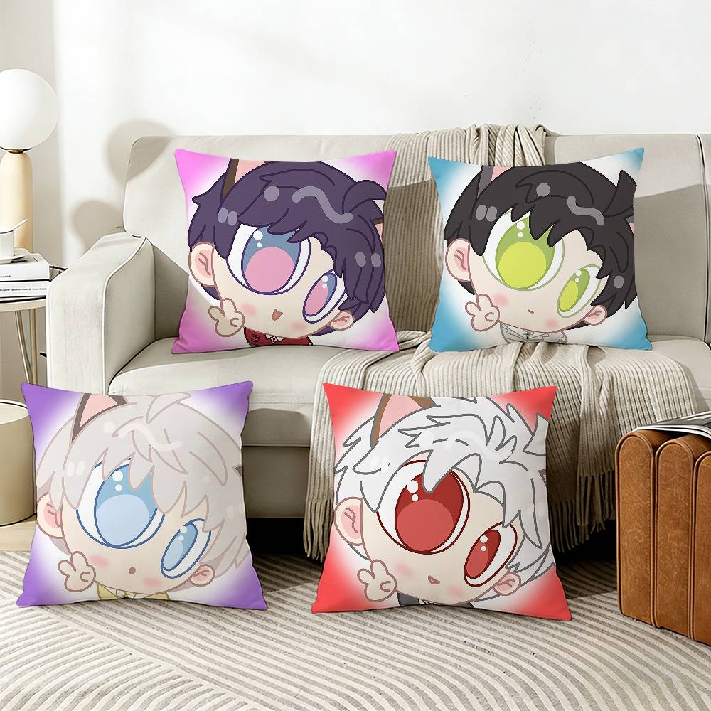 LLove and DDeepspace Q Version Xavier Zaynie Sylus Rafayel Various Sizes Square Pillow Case For Car Home Bedchamber Decor