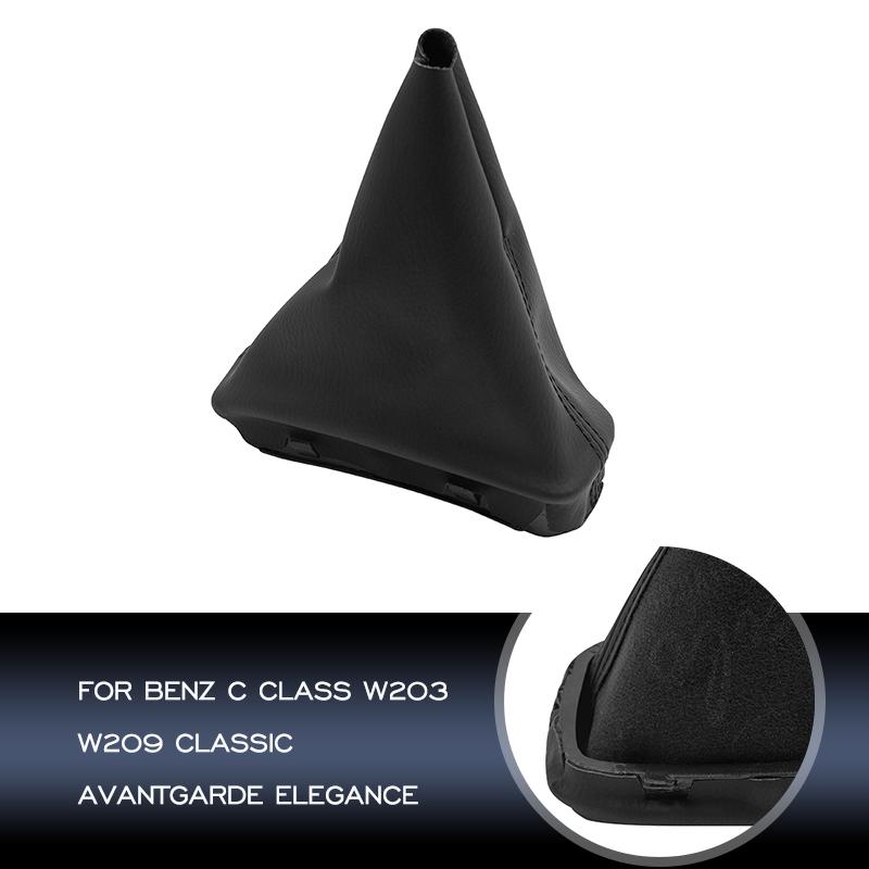 Automatic Car Gear Shift Knob Lever Shifter Gaiter Boot Cover For Mercedes Benz C Class W203 W209 CLASSIC AVANTGARDE ELEGANCE