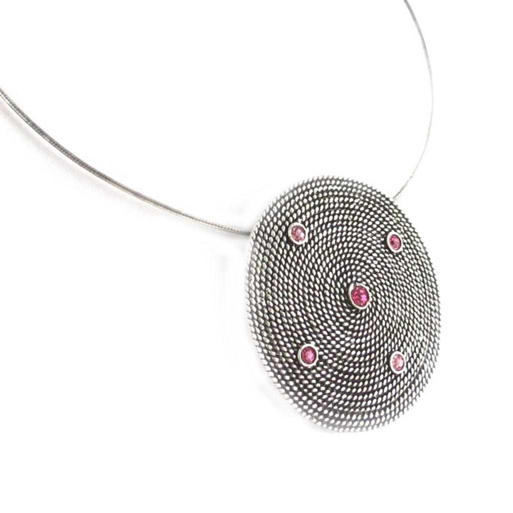 Les Trésors De Lily [E0384] — Дизайнерское колье «Neolys», розовое