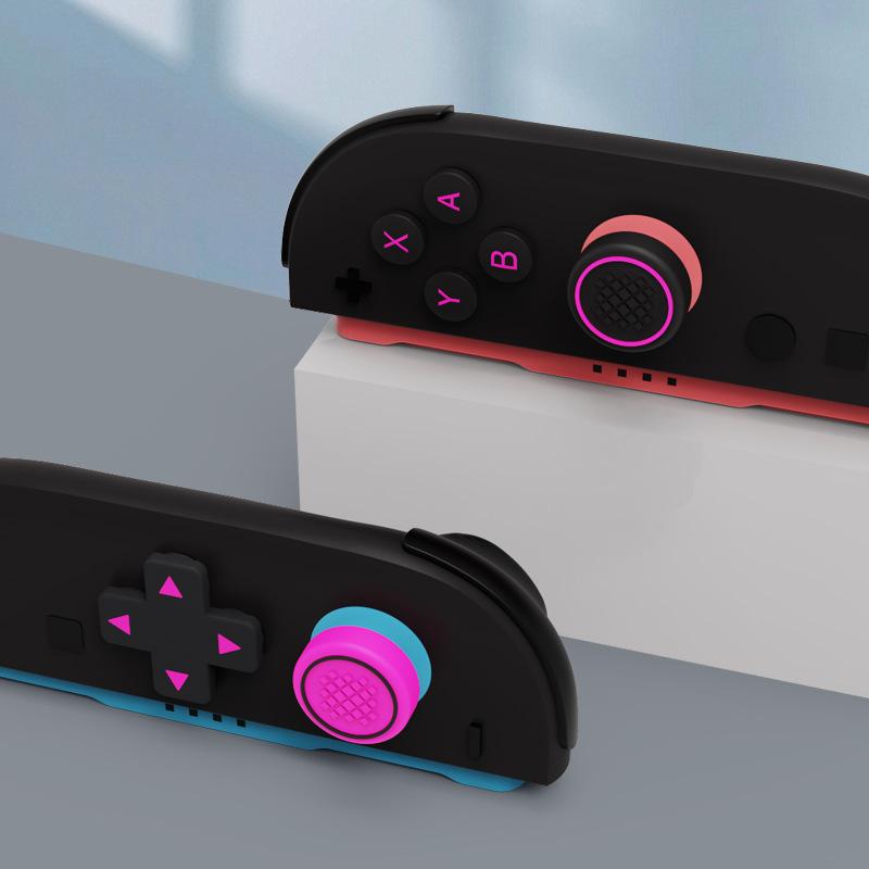 Silicone Key Sticker Skin Thumb Grip Caps For Switch 2 D-pad Button Protective Stickers For NS2 Soft Joystick Covers Accessory