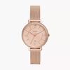 Women's Three-Hand Quartz Watch - Stainless Steel Band, Water-Resistant, Work/Casual Gift ES4628