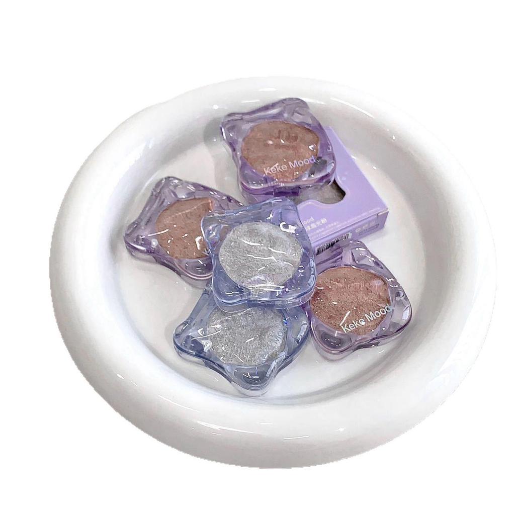 Светящаяся 3D пудра-хайлайтер kekemood: Придайте сияние, подчеркните контуры и улучшите цвет лица естественным образом