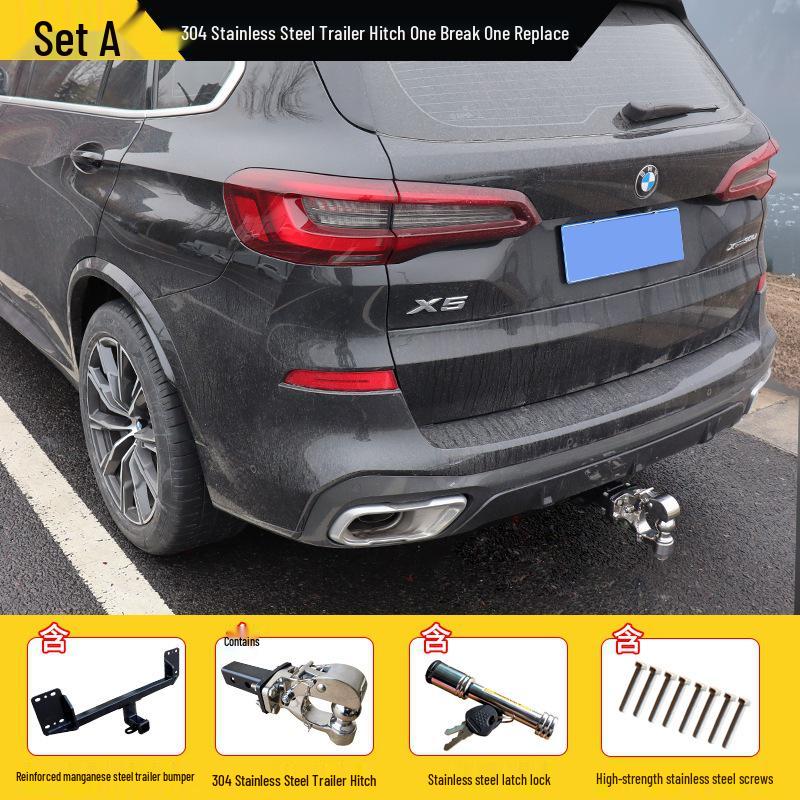 Усиленная фаркопная система для BMW X-Series (X5, X6, X1, X3, X4) и буксировочный кронштейн Rogue