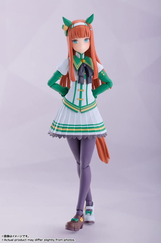 BANDAI SPIRITS S.H.Figuarts Uma Musume Pretty Derby Silence Suzuka, approximately 134mm ABS & PVC painted action figure