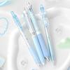 4Pcs 0.5mm ST Nib Press Neutral Pen Black Ink Error Correction Pen  School
