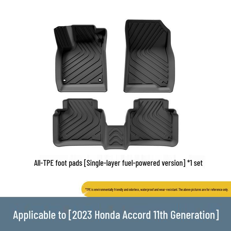 Экологичные напольные коврики и коврик в багажник из ТПЭ для Honda Accord 2023