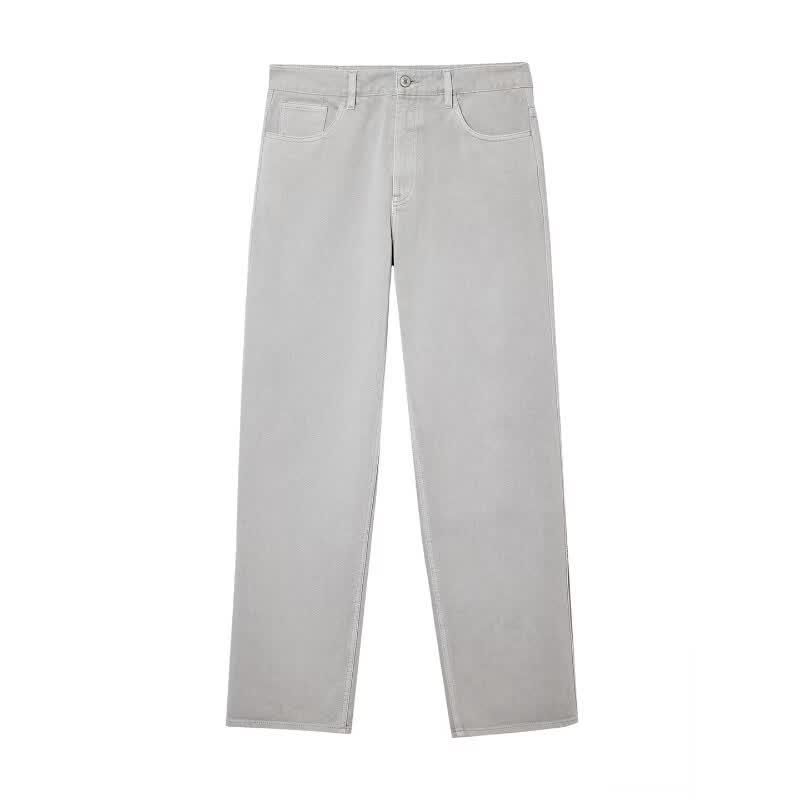 Мужские джинсы Jack & Jones, тяжелые, из чистого хлопка, свободного кроя
