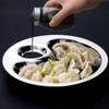 Double-layer Dinner Plate Vinegar Dish Stainless Steel Dumpling French Fries Dim Sum Sushi Plate Large With Drain Tray Fast Food