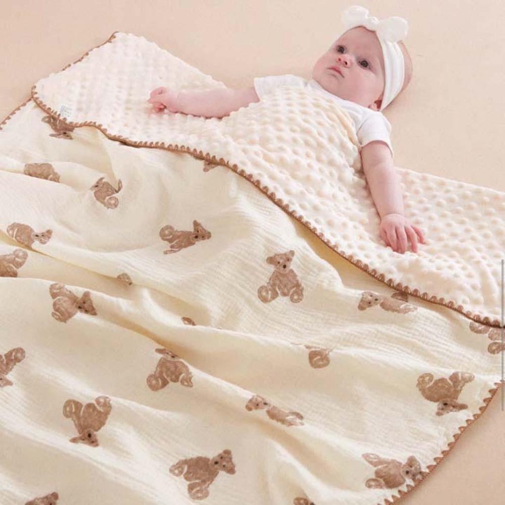 Breathable Baby Bean Blanket Soft Nap Sleeping Rug Cover Blanket for Infant  Office