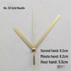 Золотые Стрелки для DIY Кварцевых Настенных Часов - Дизайн с Вышивкой Крестиком и Металлом