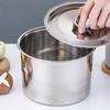 Новые крышки для кастрюль из нержавеющей стали 12-24 см, многоразовая крышка для посуды, крышка для ведра для приправ
