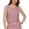 Moomaya Crop Top And Palazzo Set For Girls Printed Santoon Womens Clothing