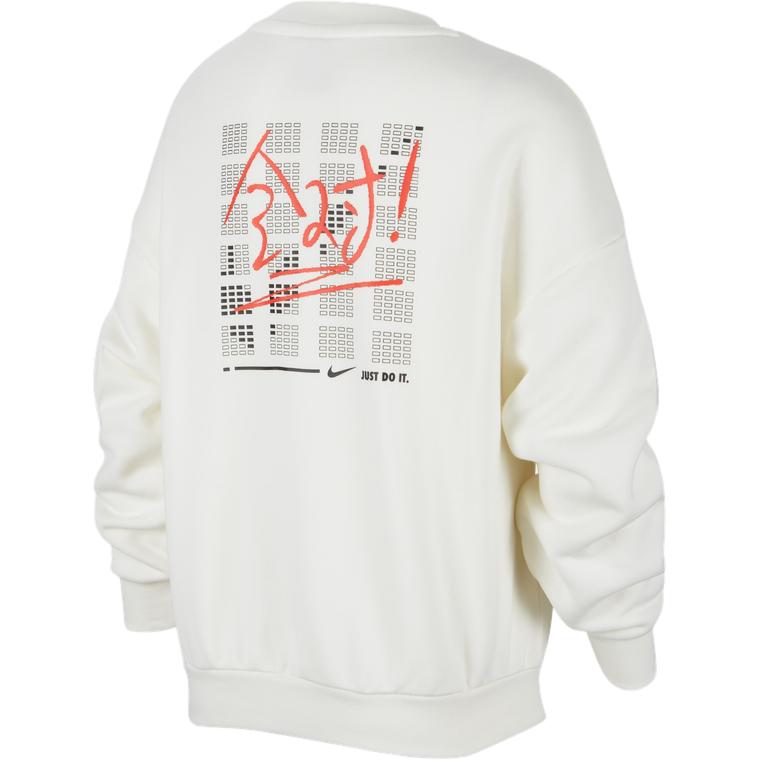Nike Толстовка с круглым вырезом и принтом, с длинным рукавом, трикотажная спортивная детская толстовка для детей HJ0833-010