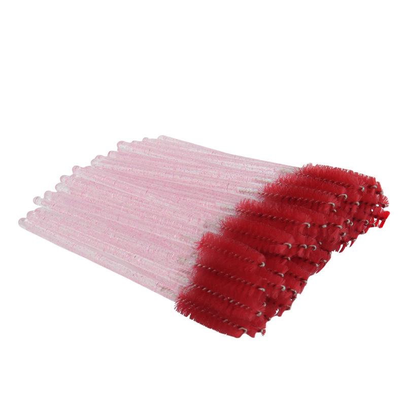 Disposable Crystal Rod Eyelash Extensions Brush - Spiral Curl Comb