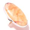 Red Brecciated Jasper Gemstone Handmade Anniversary Gift Jewelry Ring 7" O1h11