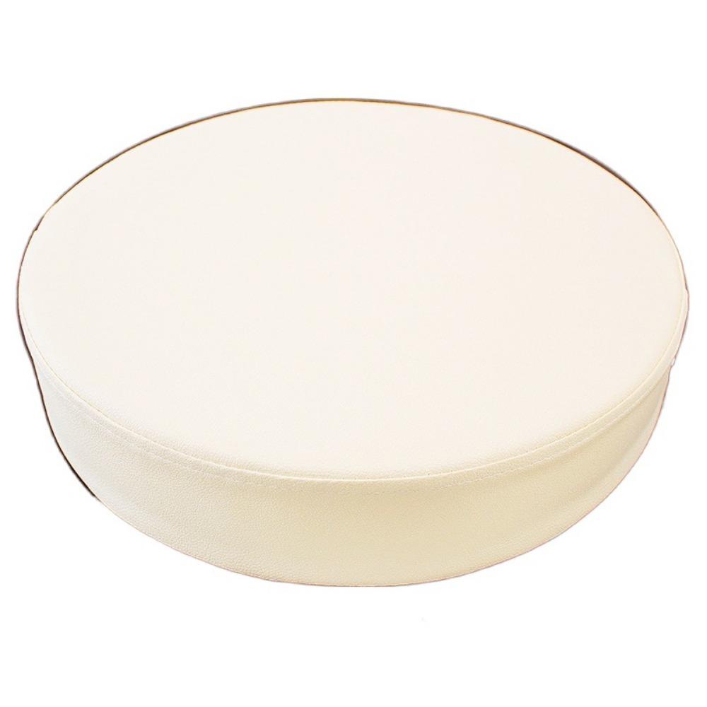 Thicken Leather Round Cushion Japanese Style Upholstered Cushion Simple Sponge Cushion  for Home