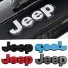 ABS Значок на переднюю решетку автомобиля для Grand Cherokee Compass Wrangler Renegade JK JL Patriot Значок Наклейки на Авто Аксессуары