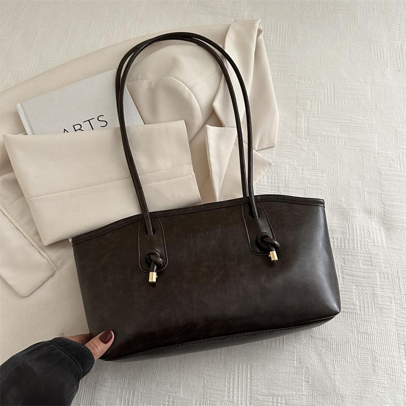 Высококачественная ретро-сумка большой вместимости, женская сумка через плечо для поездок на работу и обратно на осень и зиму, портативная сумка-тоут