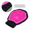 1PCS Pet Dog Cat Breathable Massage Glove Grooming Hair Comb Cleaning Bath BrushPink