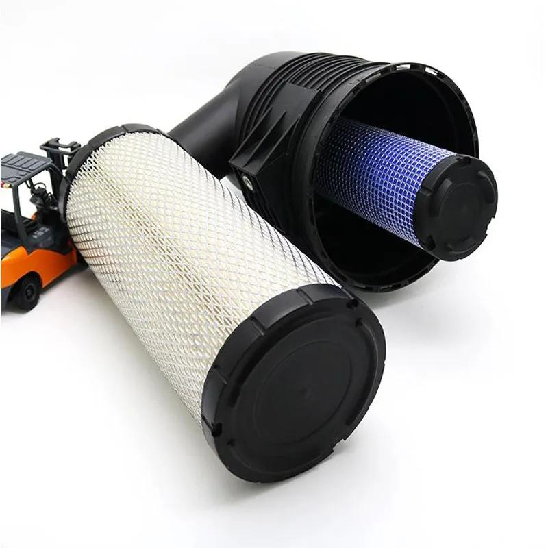 1PC Воздушный фильтр для вилочного погрузчика PU1330 с двойным сердечником подходит для воздушного фильтра для вилочного погрузчика Hangcha Helilong Workbench Lifu