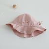 Flower Infant Bucket Hat Pleated Toddle Fisherman Hat Sweet Baby Sunhat  Baby