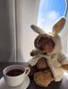 J C Plush New Bartholomew Bear Series Plush Toys Eggplant Bear Love Bear Cute Plush Toy Baby Comfort Child Birthday Gift