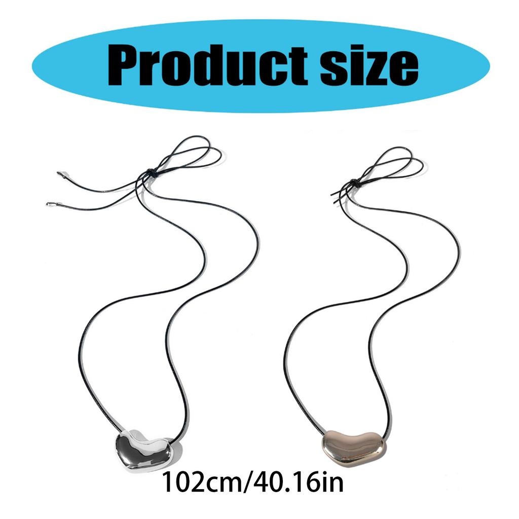 Adjustable Leather Rope Necklace with Swirl Pendant Supplies for Trendy Men and Women Versatile Fashion Accessory