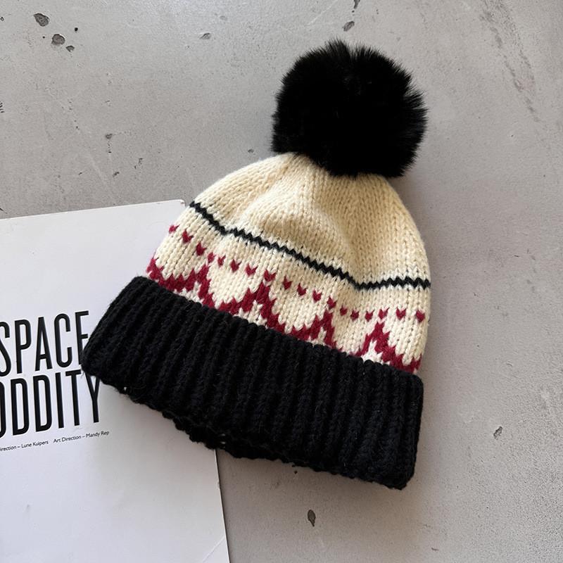 Knit Hat For Women Winter Earflap Beanie With Acrylic Material For Casual Comfort