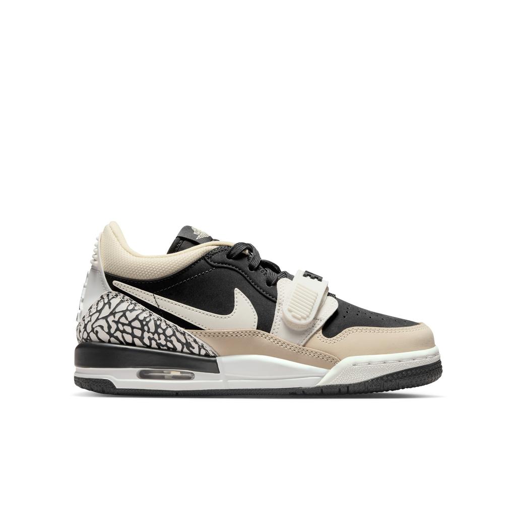 Jordan Legacy 312 Мягкие Удобные Нескользящие Прочные Полувысокие Детские Баскетбольные Кроссовки Мужские кроссовки Светло-Серый CD9054020