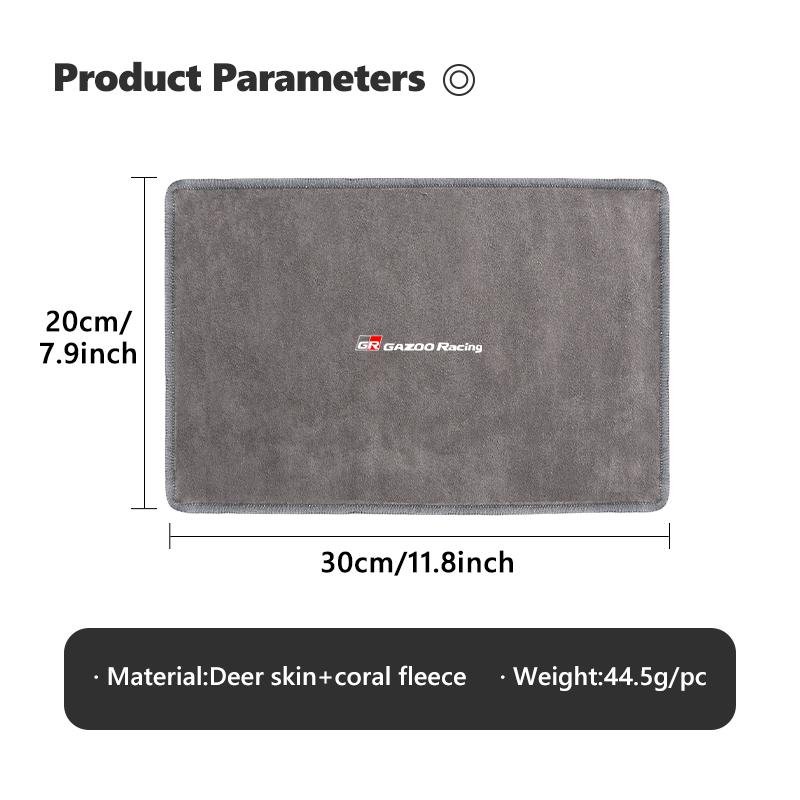 Microfiber Towel Car Drying Towel Auto Plush Wash Towel Car Cleaning For S5 Crown Corolla YARIS L Auris C-HR Hilux Vios Rav4 JH5