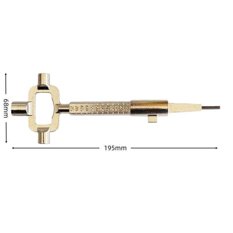Набор инструментов для регулировки и измерения цилиндровых замков для дверей и окон