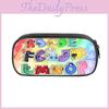 Alphabet Lore Pen Bag With Zipper For Kids And Teens School Organization