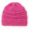 New children's knitted hats, autumn and winter warm candy-colored baby boys and girls baby wool hats