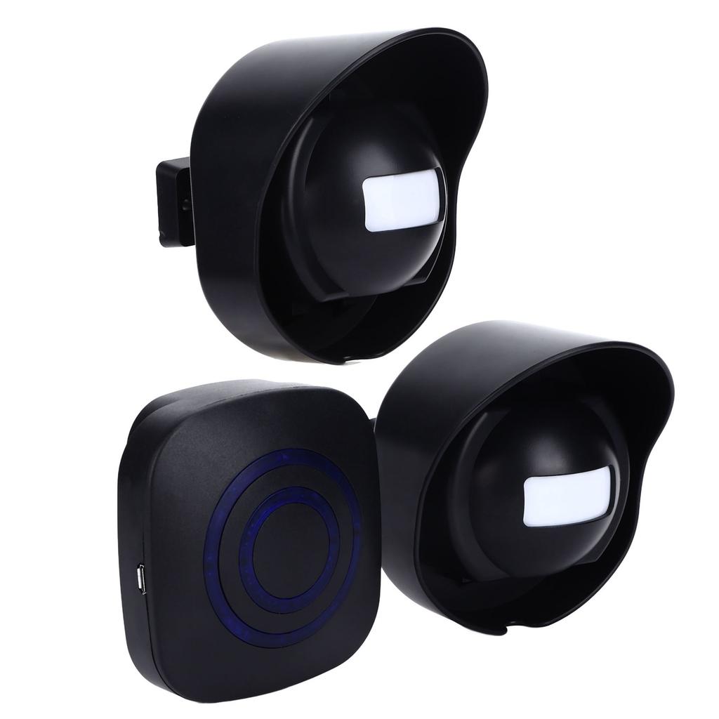 Умный беспроводной дверной звонок, водонепроницаемый, сенсорный дверной звонок, охранная сигнализация для домашнего двора с 2 сигналами тревоги 1