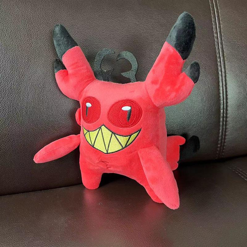 25 см Плюшевая игрушка Смешной Ангел Пыли Аластор ТВ Фанаты Коллекционирование Подарок Милый Хлопковый Набитый Плюшевый Кукла Дети на День Рождения Подарок