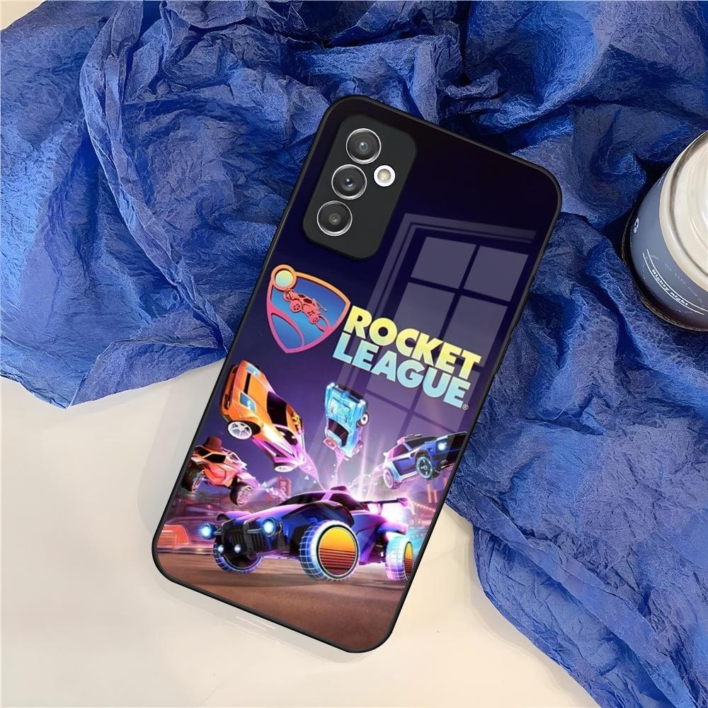 Чехол для телефона Rocket League для Samsung Galaxy S25 S24 S30 S21 S23 S20 S22 Fe Note 20 Pro Ultra Plus стеклянная крышка