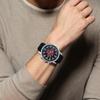 Casio СТАНДАРТная серия 50 метров водонепроницаемость и элегантность кварцевый механизм полимерный ремешок японские и корейские часы мужские часы красный циферблат MTP-E505-4AV