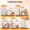 Oatsbasf Glass Mirror Suction Cup Tablet & Phone Holder Wall Mount Tablet Stand Anlge Adjustable Hands Free Telescopic Mount