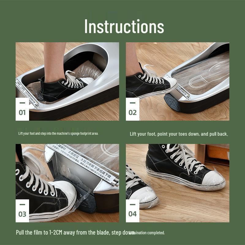 Автоматическая машина для одноразовых бахил для офисного и домашнего использования