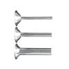 3 шт. практичных трубок для наполнения колбас, набор аксессуаров, воронки для наполнения мяса из нержавеющей стали для домашнего и кухонного использования