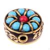 Tibetan Beads Handmade for Bracelet Jewelry Making 15mm