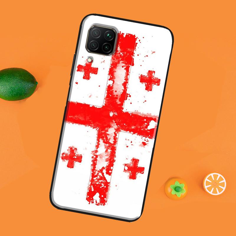Чехол для телефона Georgia Grunge Flag для Huawei P40 Lite P20 P30 Pro Nova 5T P Smart Z 2019 2021 Honor 50 10i 8X 9X