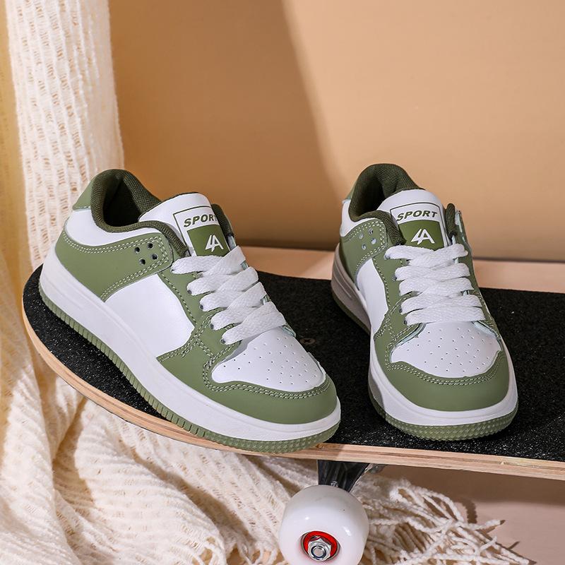 Детская маленькая белая обувь, кеды, 2025 осень, новая, кожаная, водонепроницаемая и нескользящая, для детей среднего и старшего возраста, кампус, универсальная, повседневная, бо