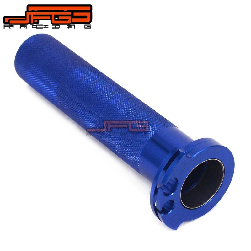 Motorcycle CNC Aluminum Twister Throttle Tube For YAMAHA YZ250F YZ400F YZ450F YZF450 WR250F WR400F WR450F SEROW225 SER0W 250 JFG