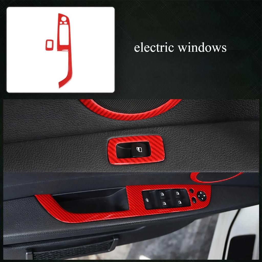 Автомобильный салон Gear Центральная консоль Крышка Отделка Наклейки ABS Для BMW Z4 E85 2009-2015 Аксессуары Украшение в стиле углеродного волокна