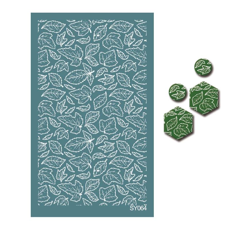 Полимерная глина Раскрашивание Шелкография Трафарет Многоразовый Линейный узор Печать Глиняные штампы DIY Серьги Изготовление ювелирных изделий Керамические инструменты