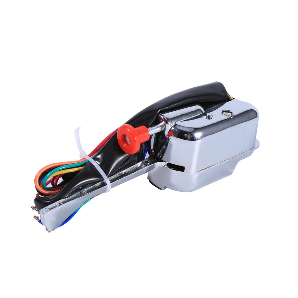 12V Universal Chrome Street Hot Rod Turn Signal Switch For Ford for Buick Car Accessories