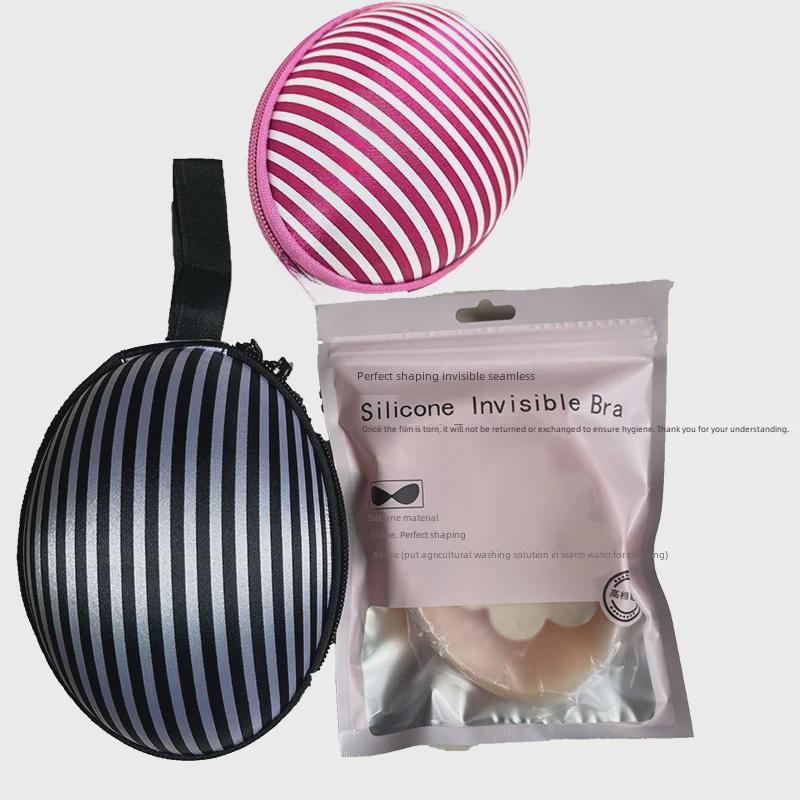 «Новые силиконовые наклейки на соски - утолщенный прозрачный невидимый бюстгальтер Push-Up»